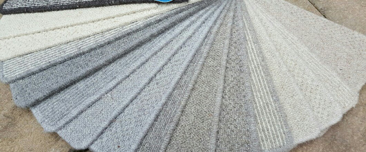 grey carpet samples